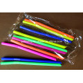 Custom Party Disposable Individually Wrapped Flexible Plastic Drinking Straws